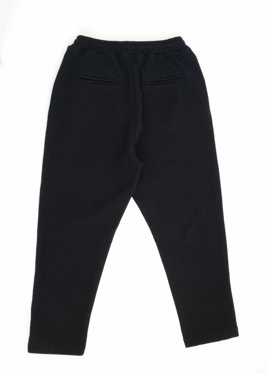 08 / Waffle Trousers Black