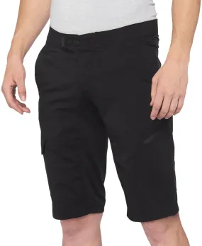 100% Ridecamp Shorts - Black, Men's, Size 36