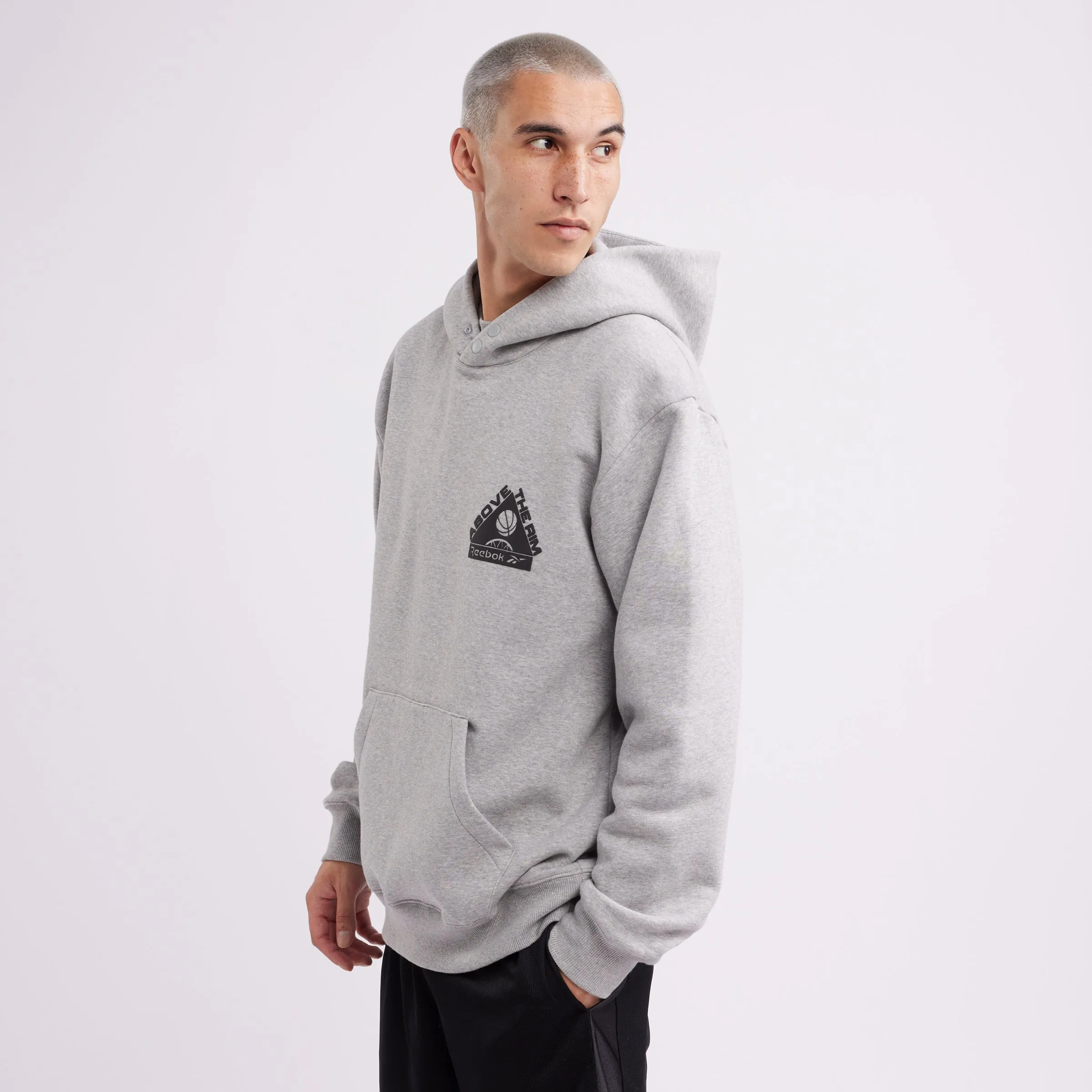 Above The Rim Hoodie Medium Grey Heather