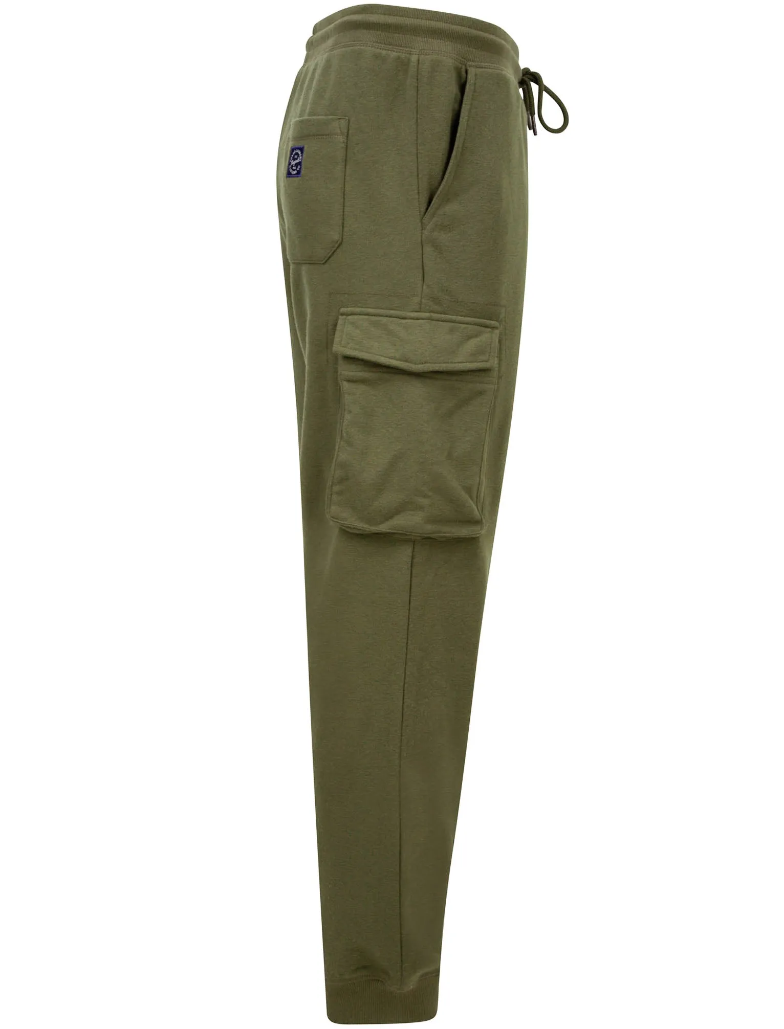 Addison Multi-Pocket Cargo Style Cuffed Joggers in Dusty Olive - Tokyo Laundry