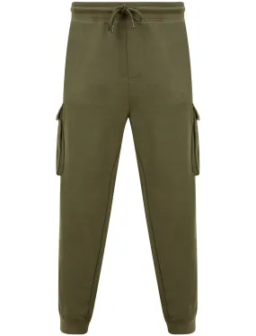 Addison Multi-Pocket Cargo Style Cuffed Joggers in Dusty Olive - Tokyo Laundry