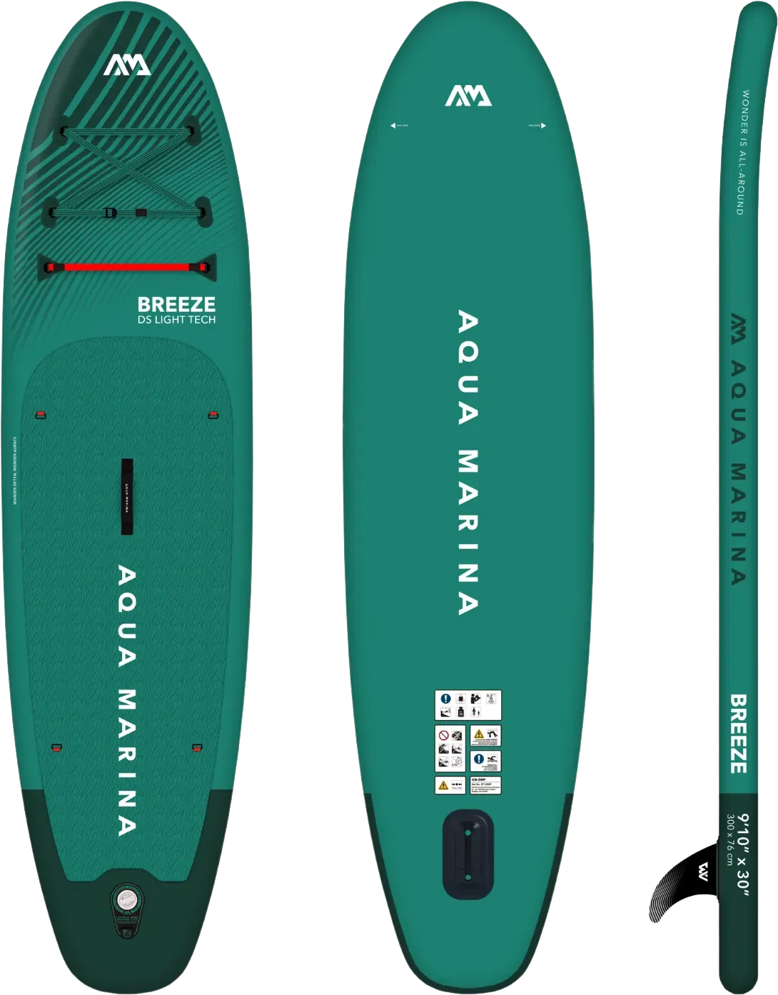 Aqua Marina BT-23BRP Breeze 9'10" Inflatable Stand Up Paddle Board All-Around Series New