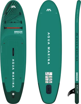 Aqua Marina BT-23BRP Breeze 9'10" Inflatable Stand Up Paddle Board All-Around Series New