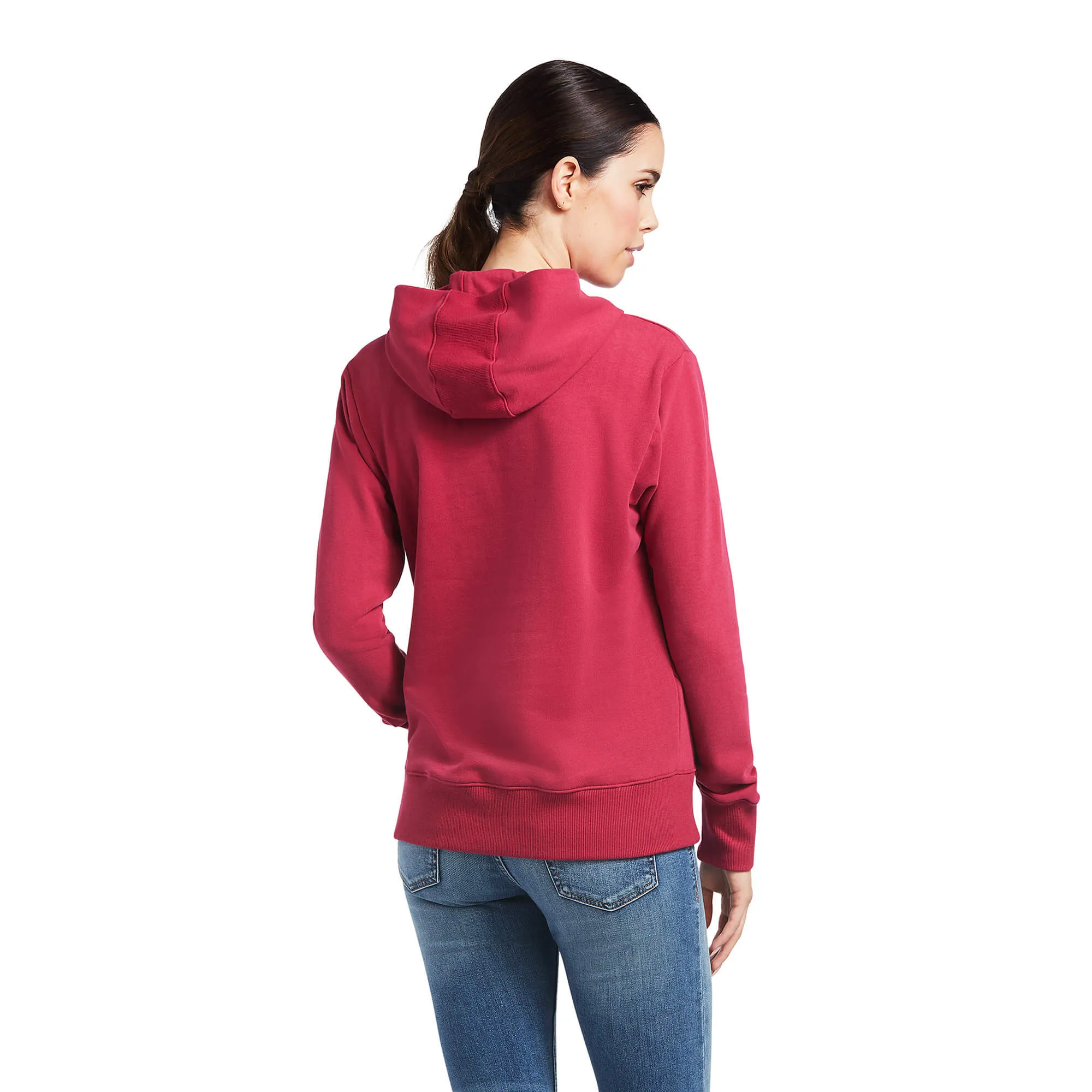 Ariat Women's 3D Logo 2.0 Hoodie- Red Bud