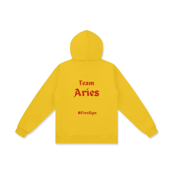 Aries Men's Cotton Zip Hoodie