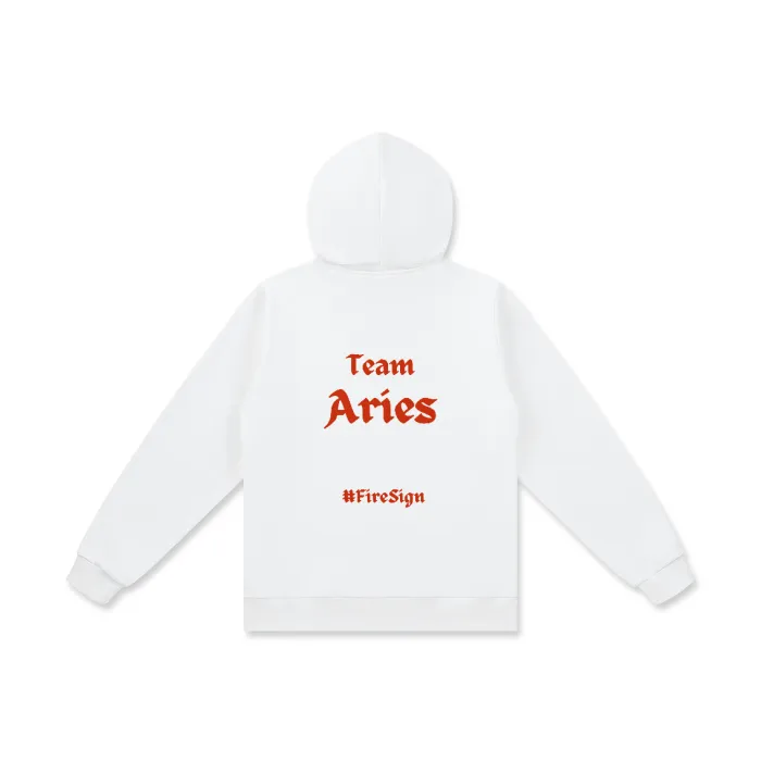 Aries Men's Cotton Zip Hoodie