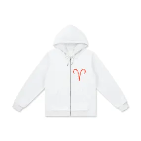 Aries Men's Cotton Zip Hoodie