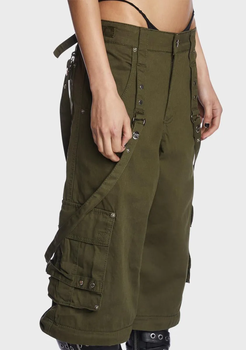 Army Zip Off Crush Pants