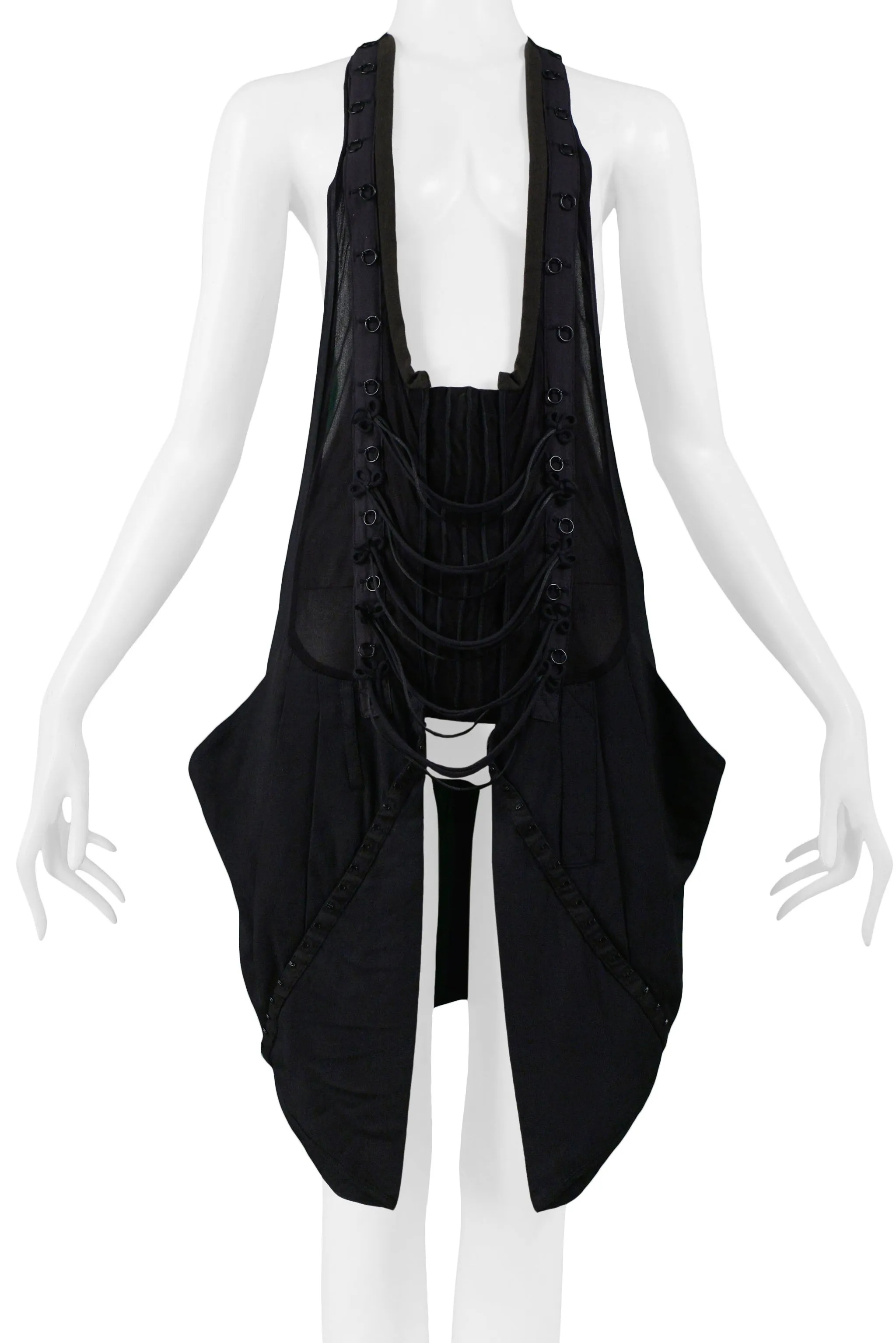 BALENCIAGA BY GHESQUIERE CORSET VEST 2002