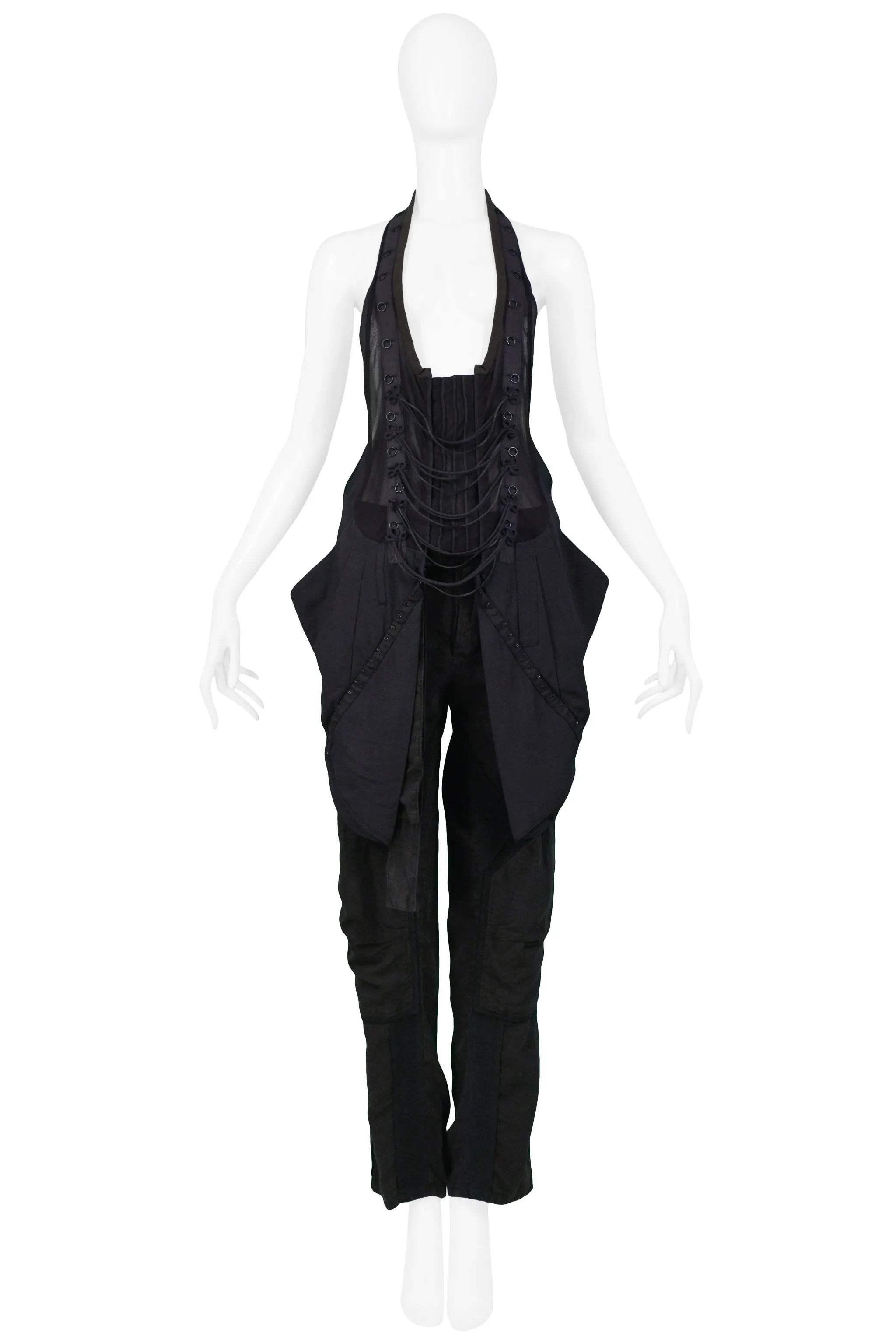 BALENCIAGA BY GHESQUIERE CORSET VEST 2002