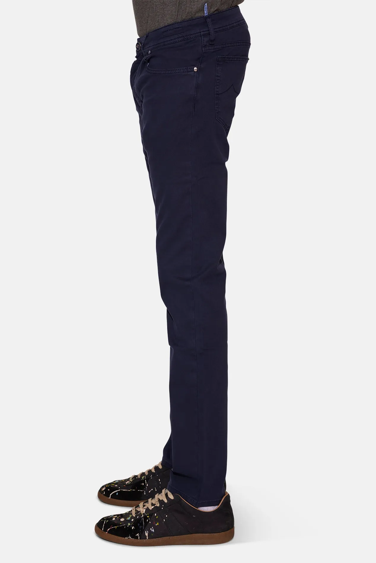 Bard Soft Stretch Twill 5 Pkt Navy Blue