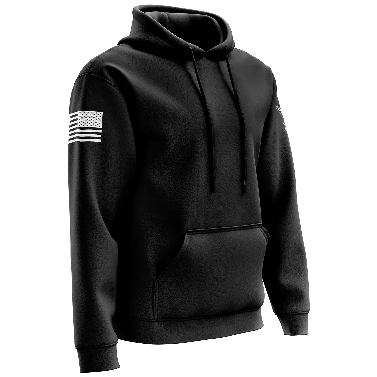 Basic - Black   White Hoodie