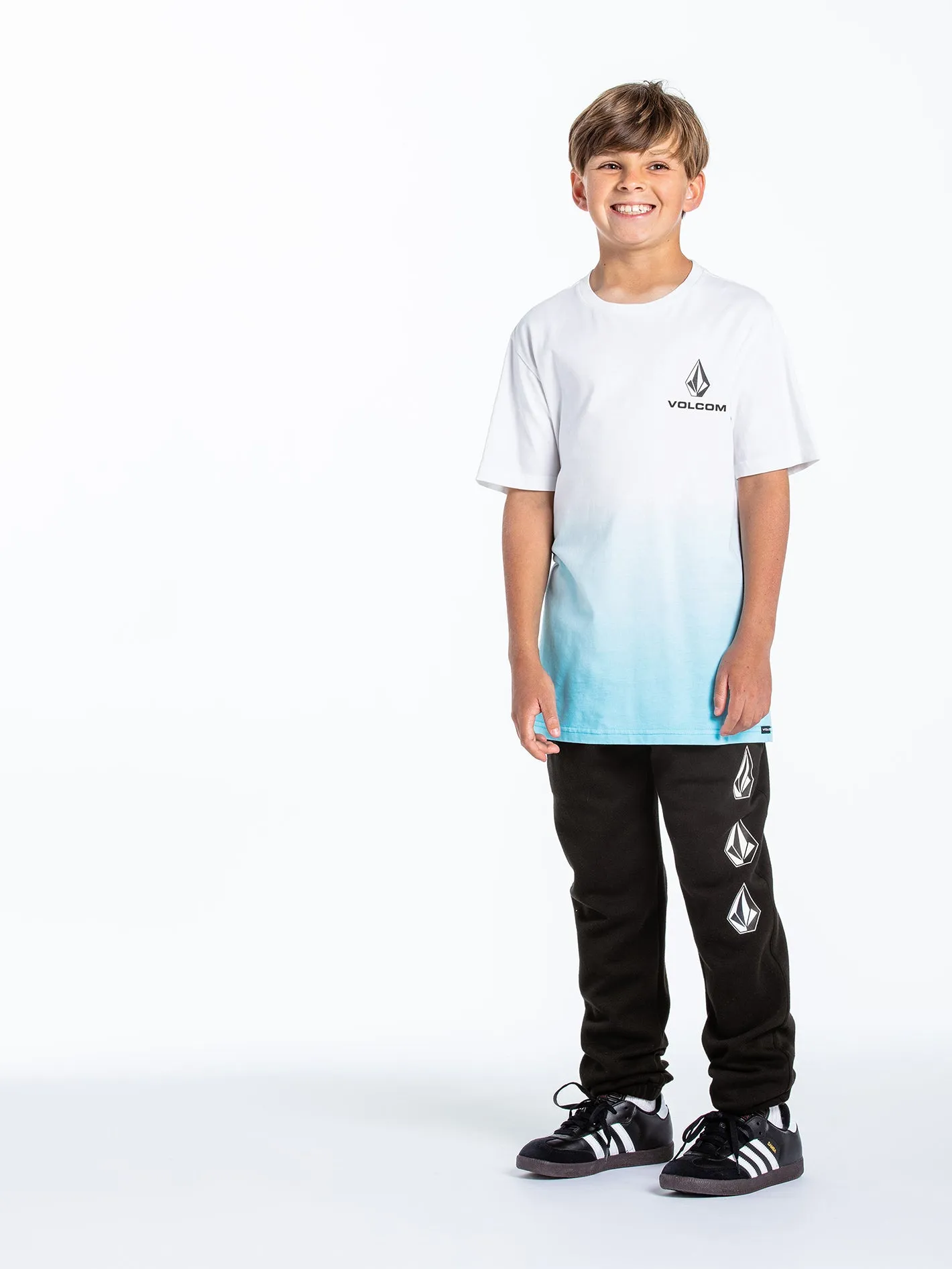 Big Boys Iconic Stone Fleece Pants - Black