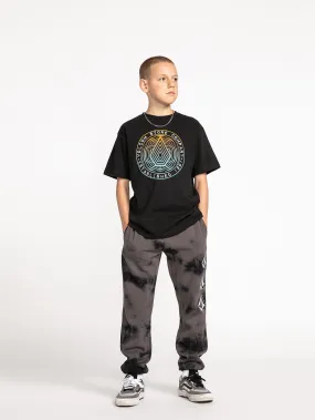 Big Boys Iconic Stone Plus Fleece Pants - Black