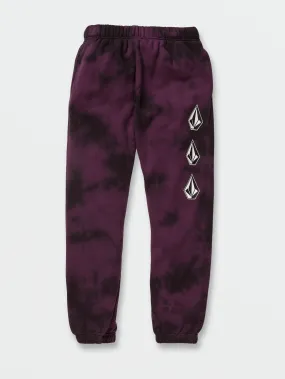 Big Boys Iconic Stone Plus Fleece Pants - Mulberry