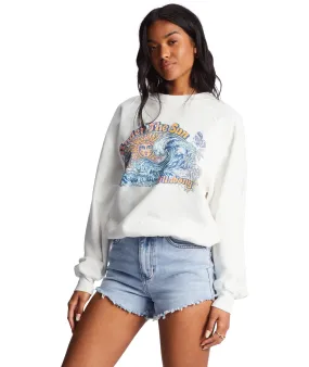 Billabong Here We Go Sweatshirt-Salt Crystal 1