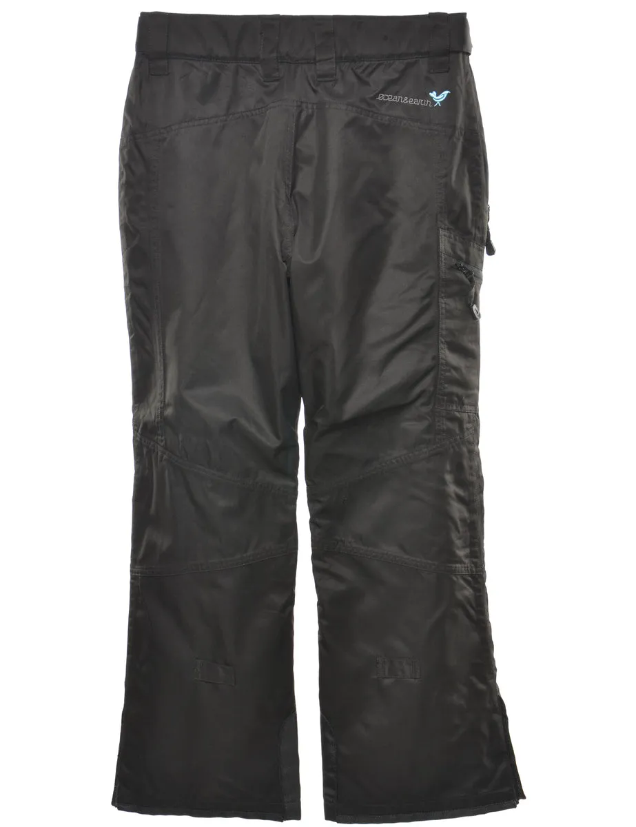 Black Classic Ski Trousers - W31