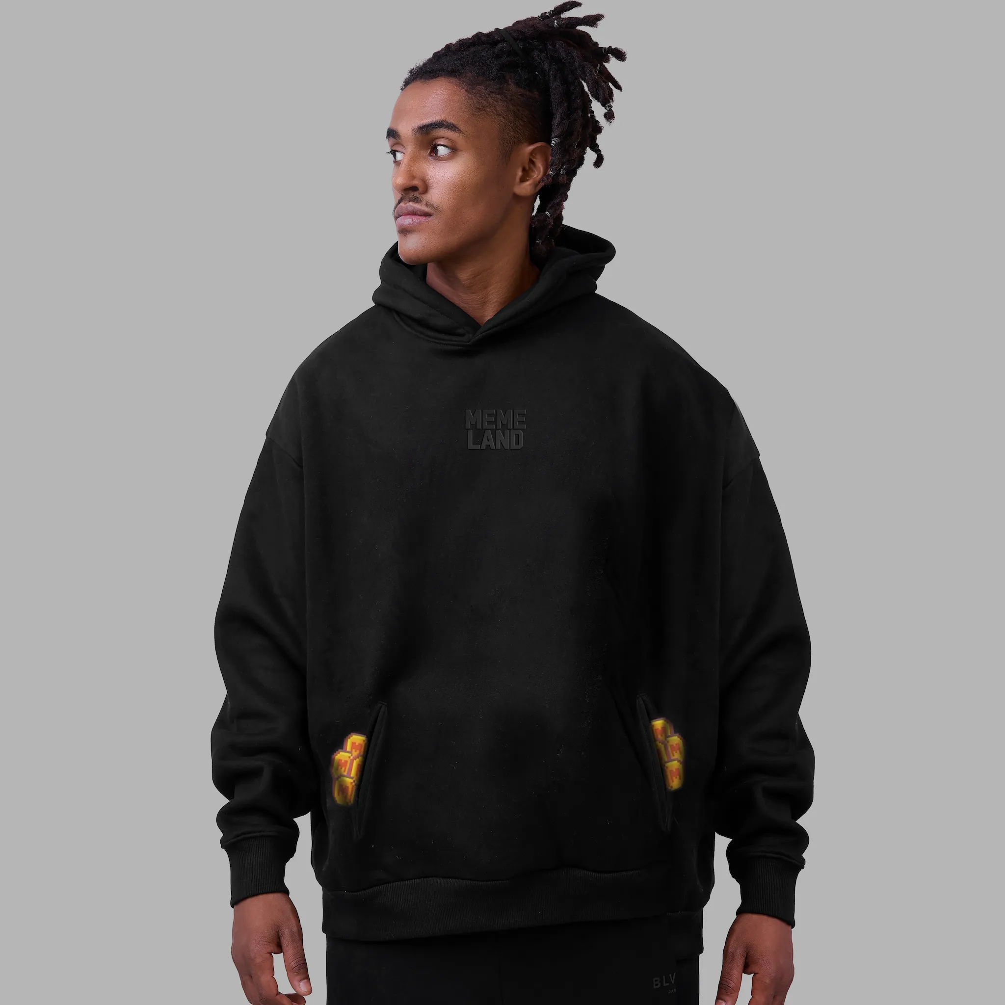 Blvck x Memeland Coins Hoodie