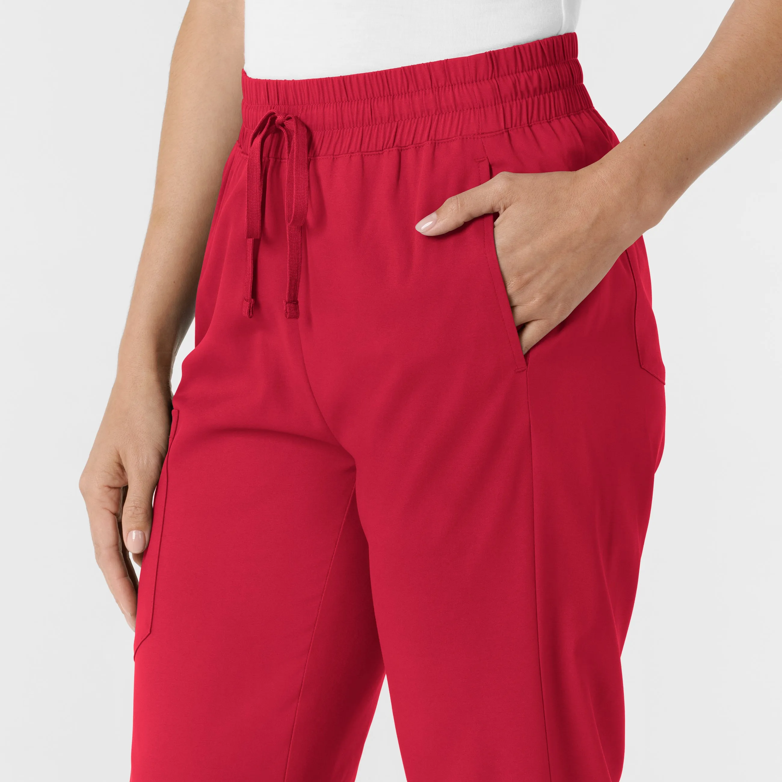 Boundless Women's Bootcut Scrub Pant - Red