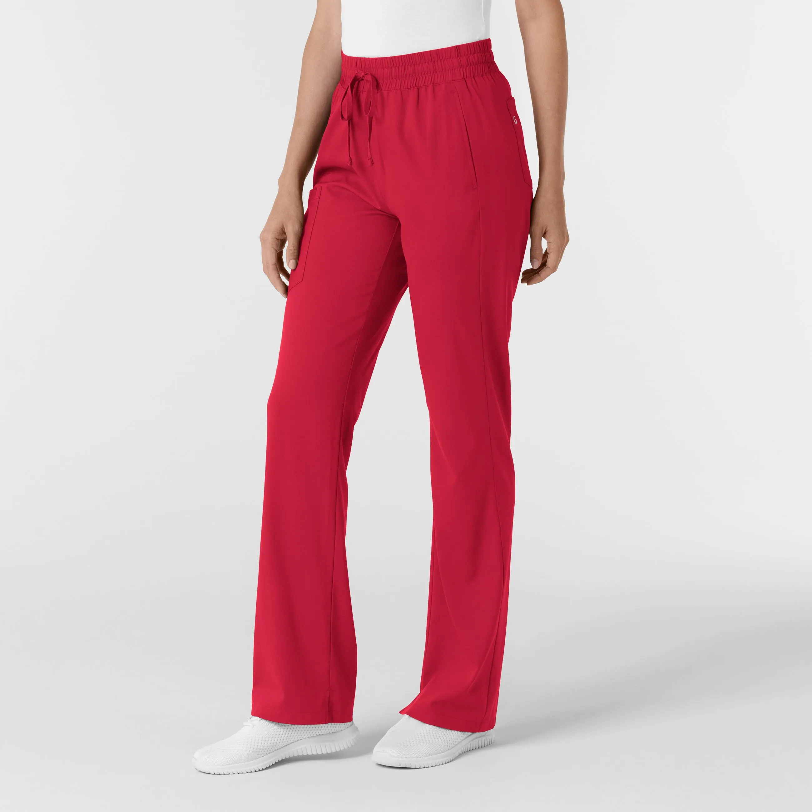 Boundless Women's Bootcut Scrub Pant - Red