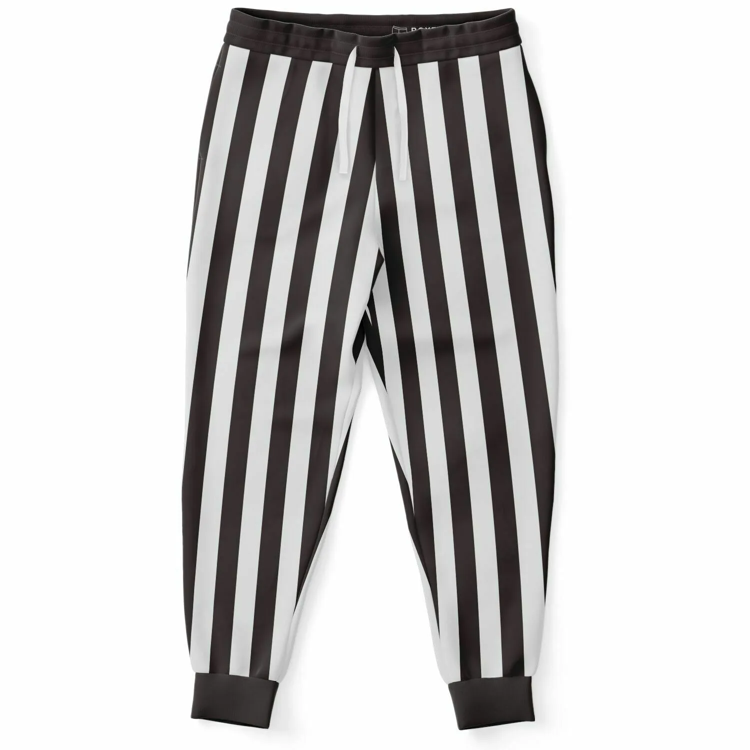 Brown Striped Classy Unisex Joggers with PLUS sizes