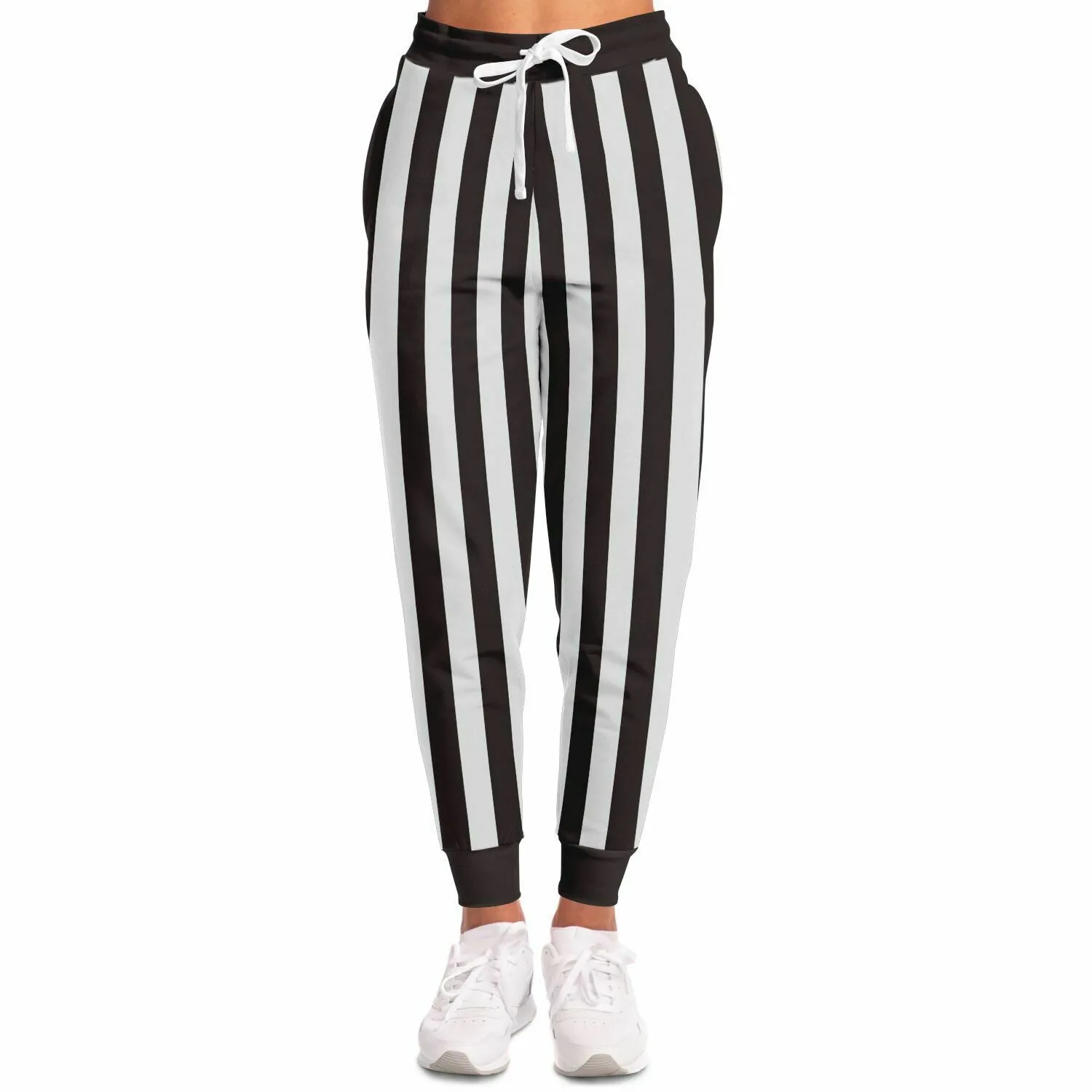 Brown Striped Classy Unisex Joggers with PLUS sizes