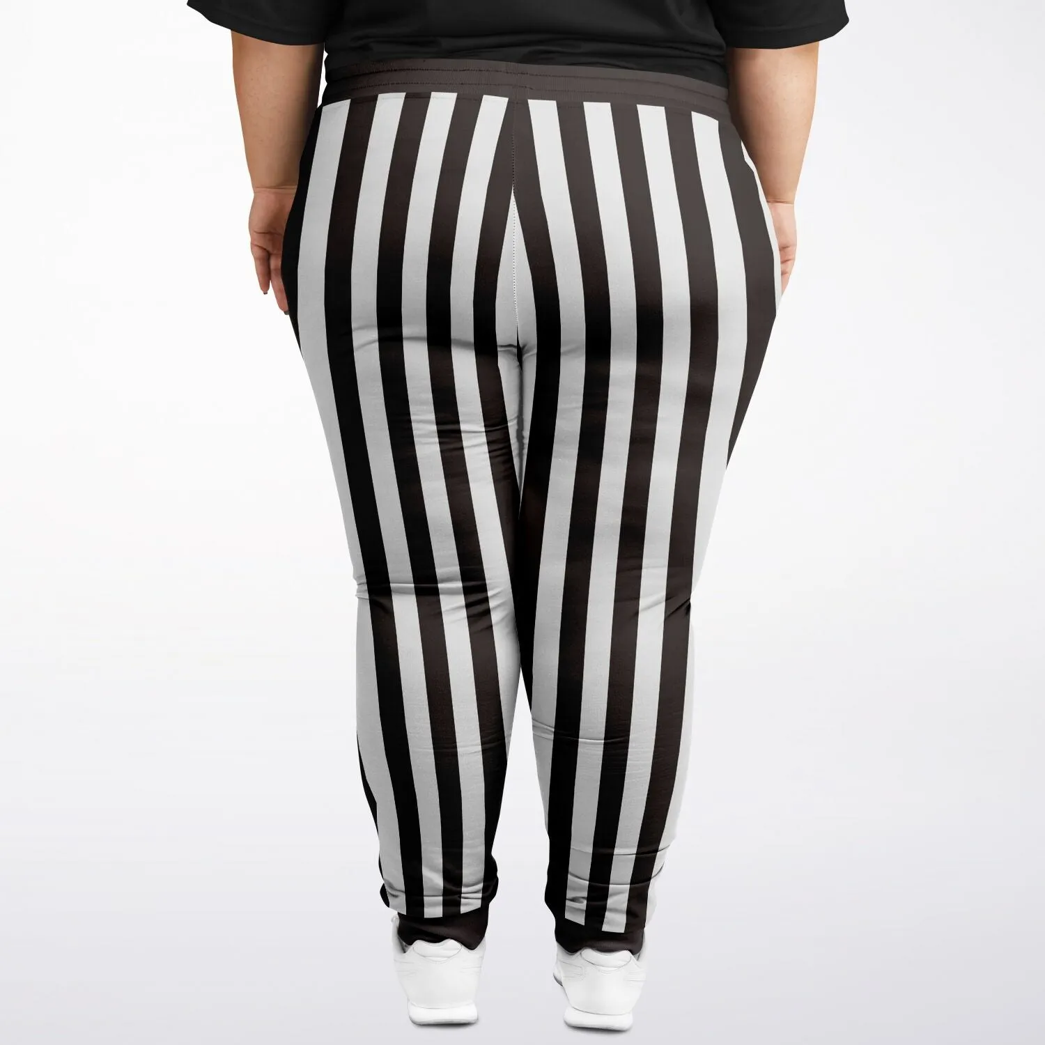 Brown Striped Classy Unisex Joggers with PLUS sizes