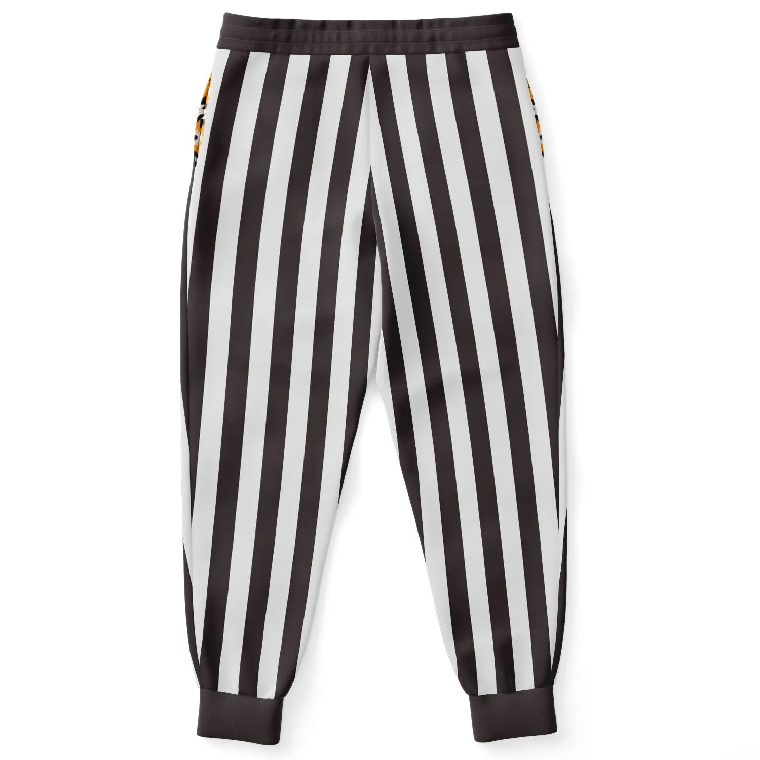 Brown Striped Classy Unisex Joggers with PLUS sizes