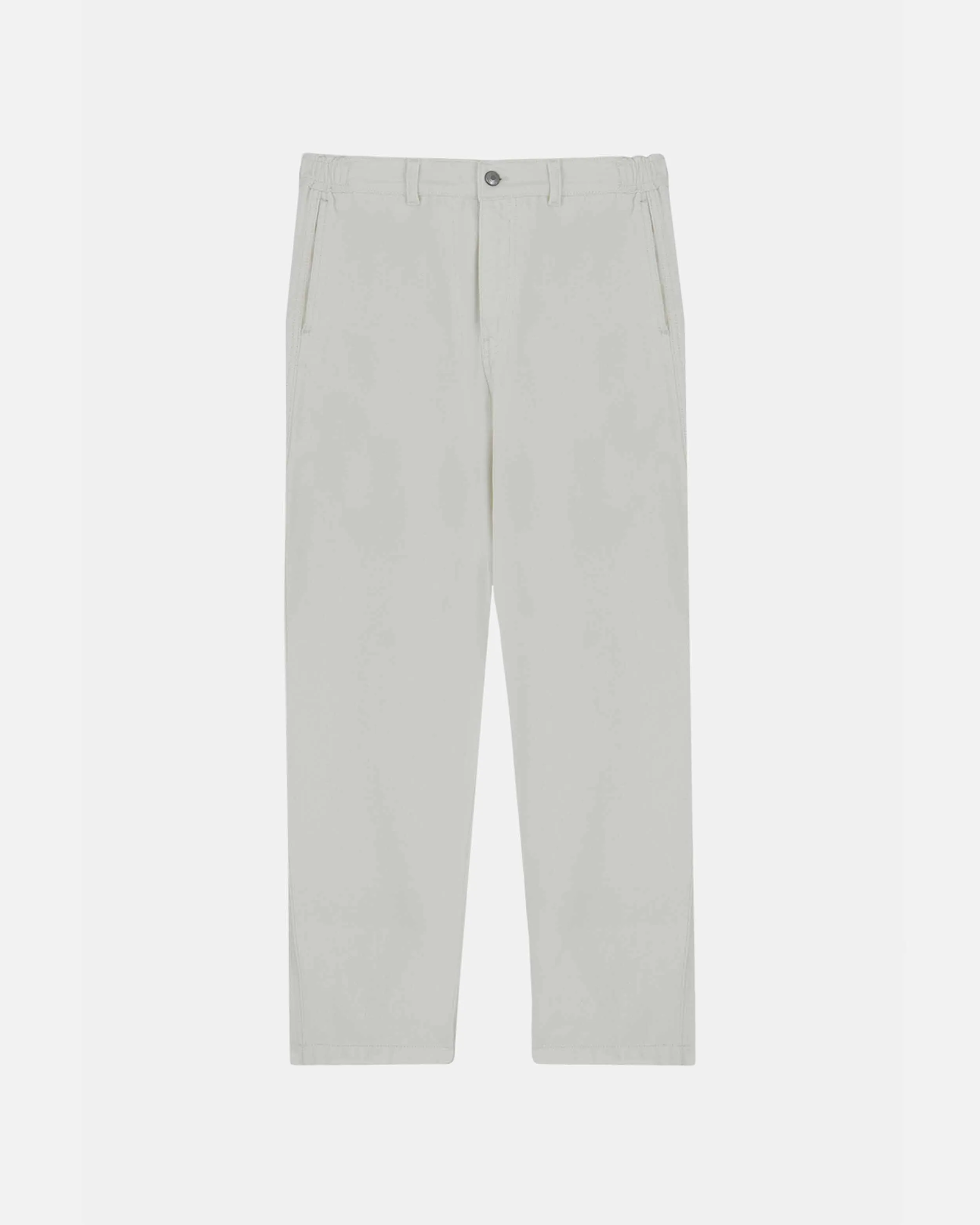 Calder Cotton Twill Pant Ecru