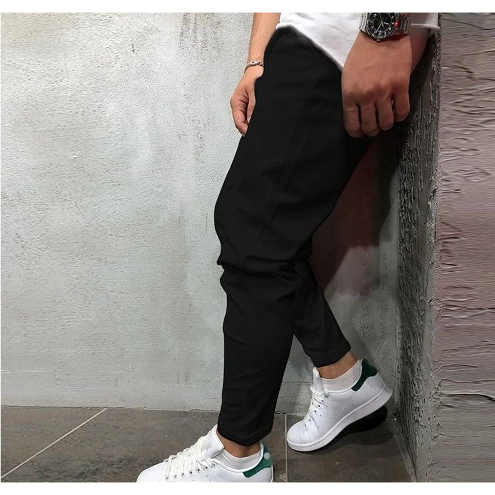 Casual Linen Cropped Pants