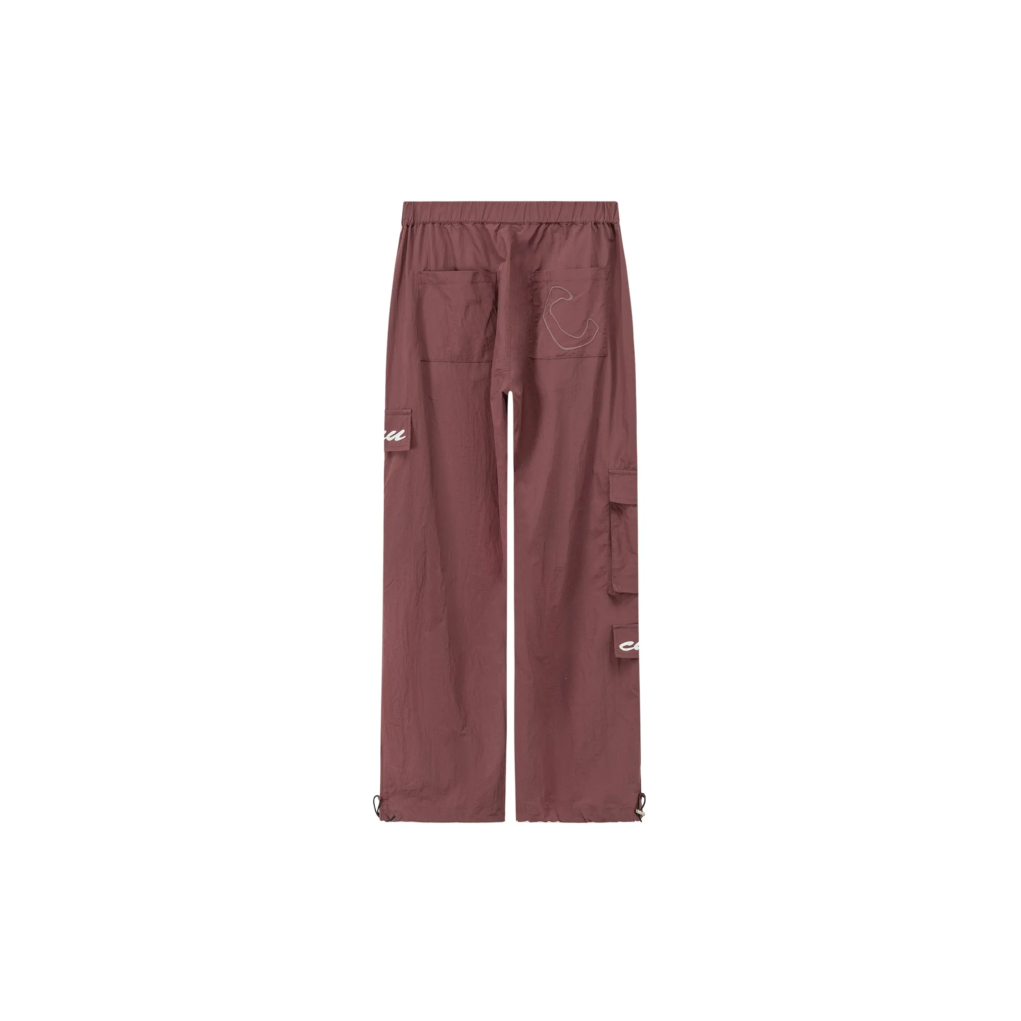 Chuu Lettering Two Way Leg Wide Cargo Pants