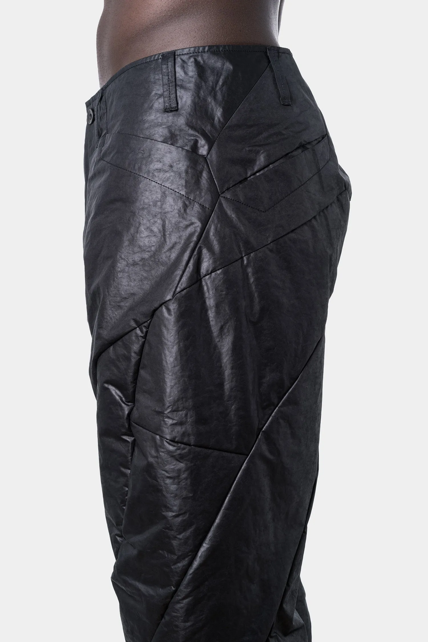 Coated Panel Pants