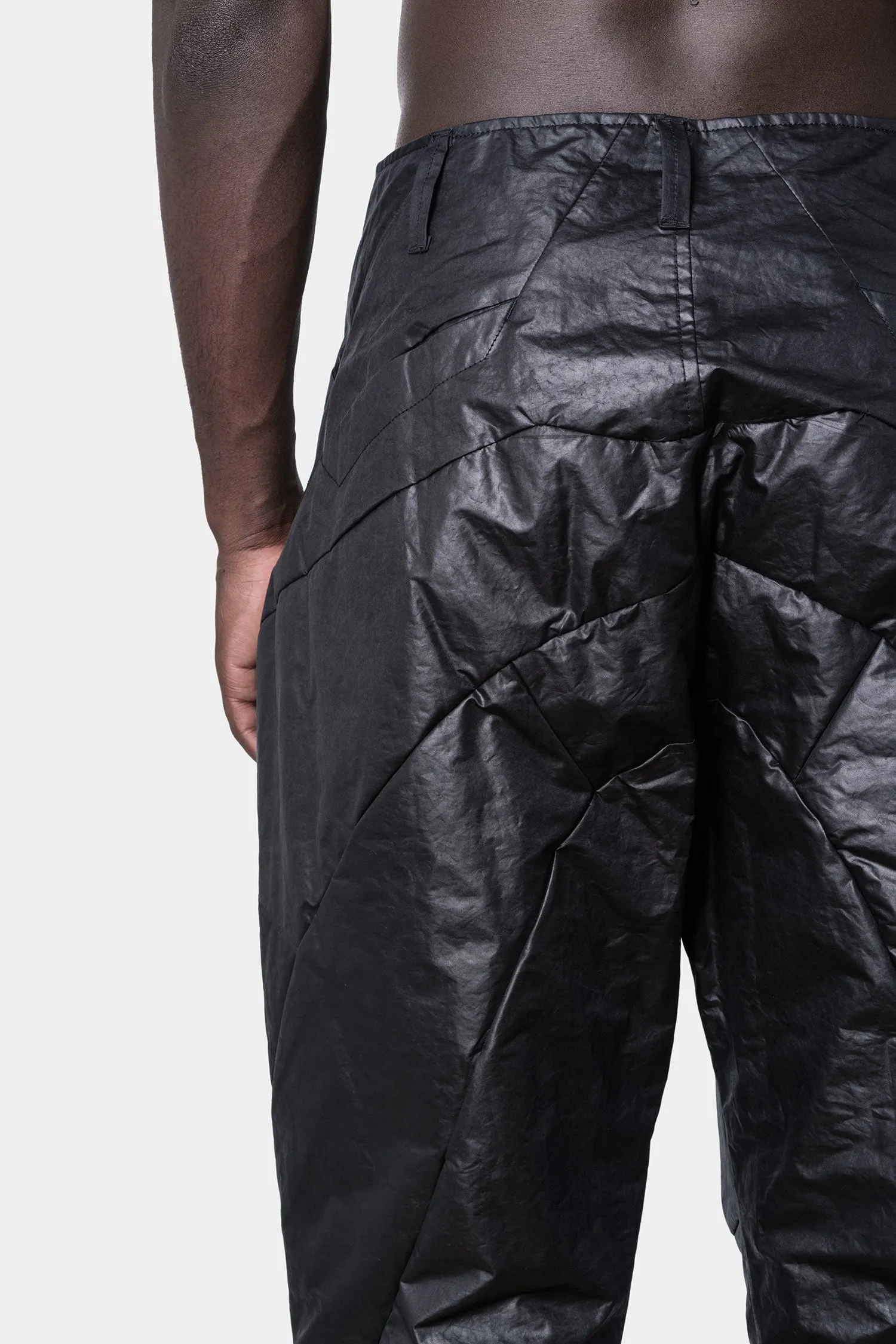 Coated Panel Pants