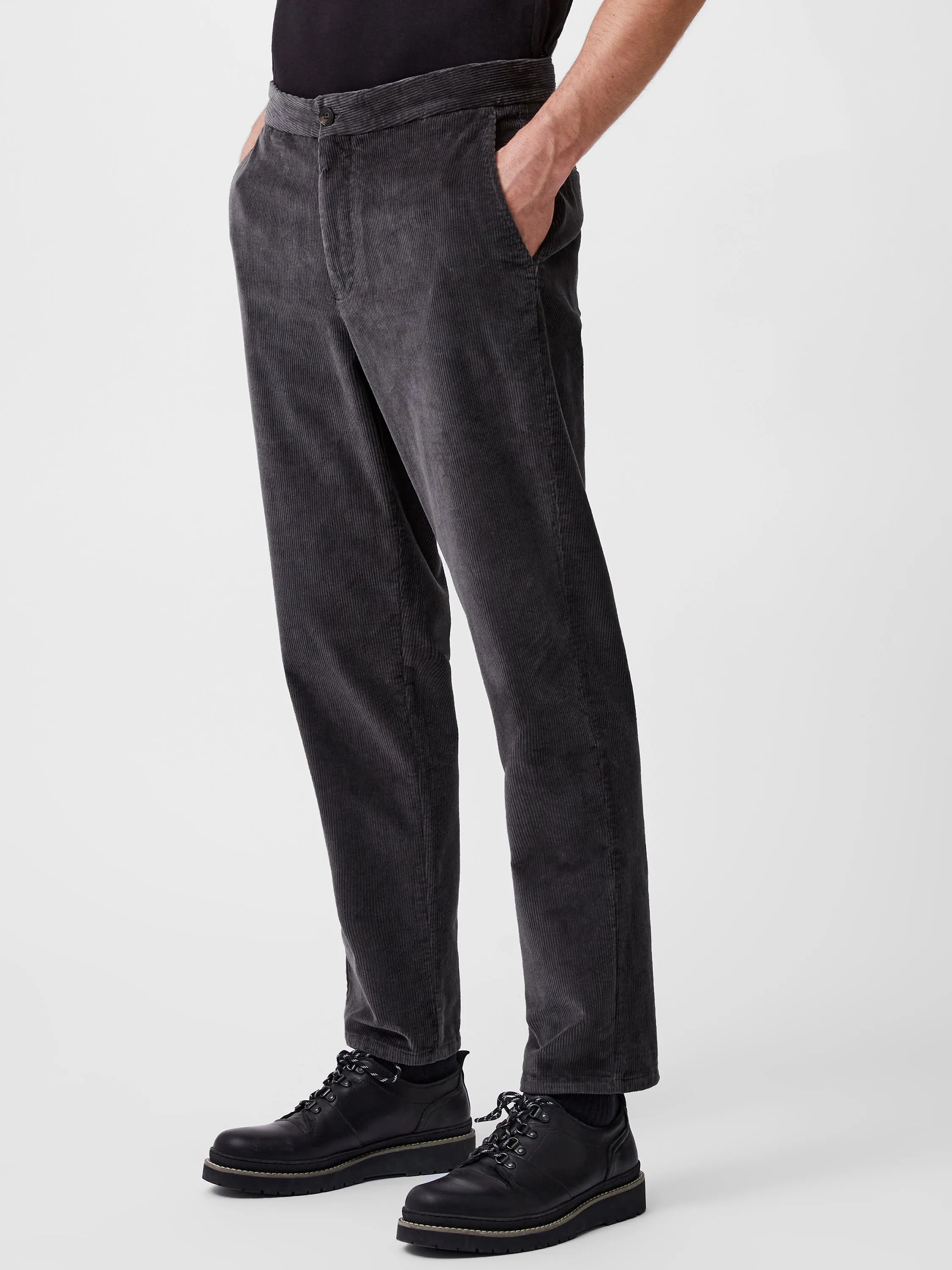 Corduroy Stretch Band Trousers