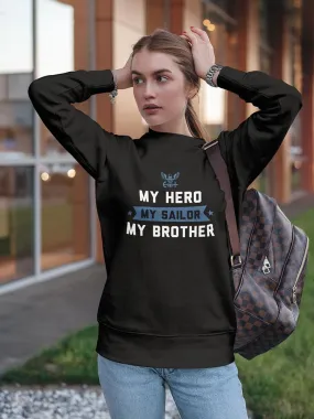 Dad Sailor Brother Sweatshirt Women's -Navy Designs