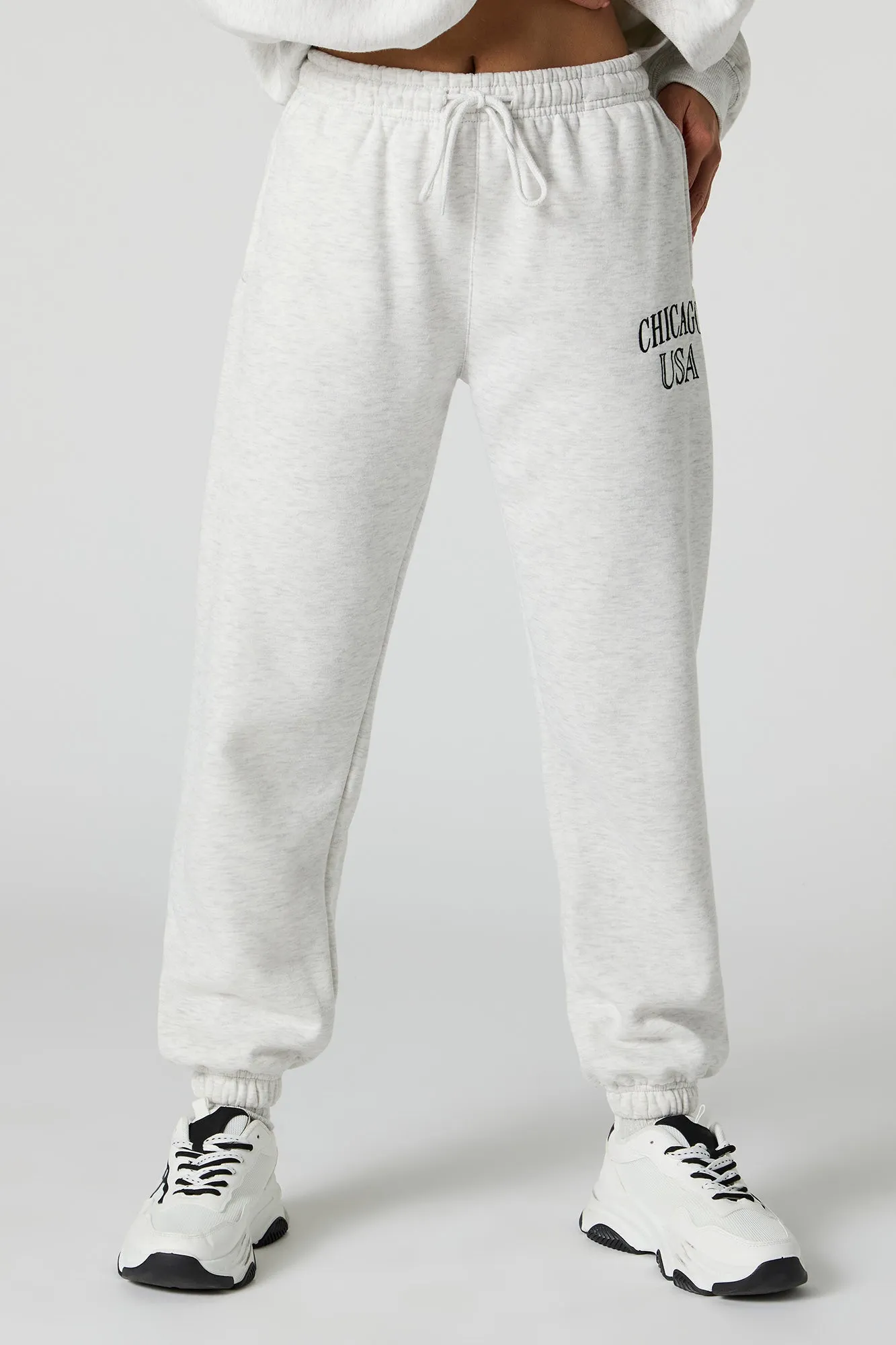 Destination Embroidered Fleece Jogger