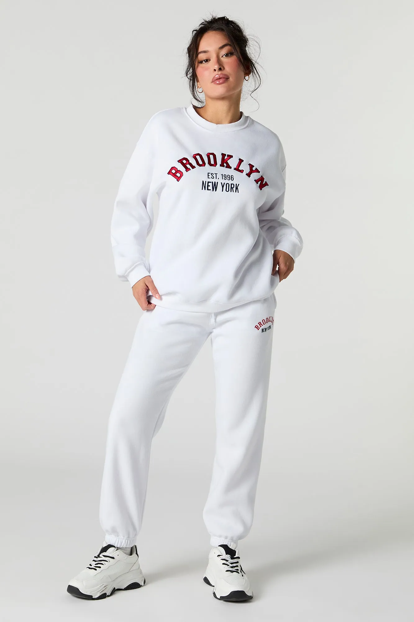 Destination Embroidered Fleece Jogger