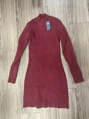 Dress Sweater By Hollister In Red, Size: L