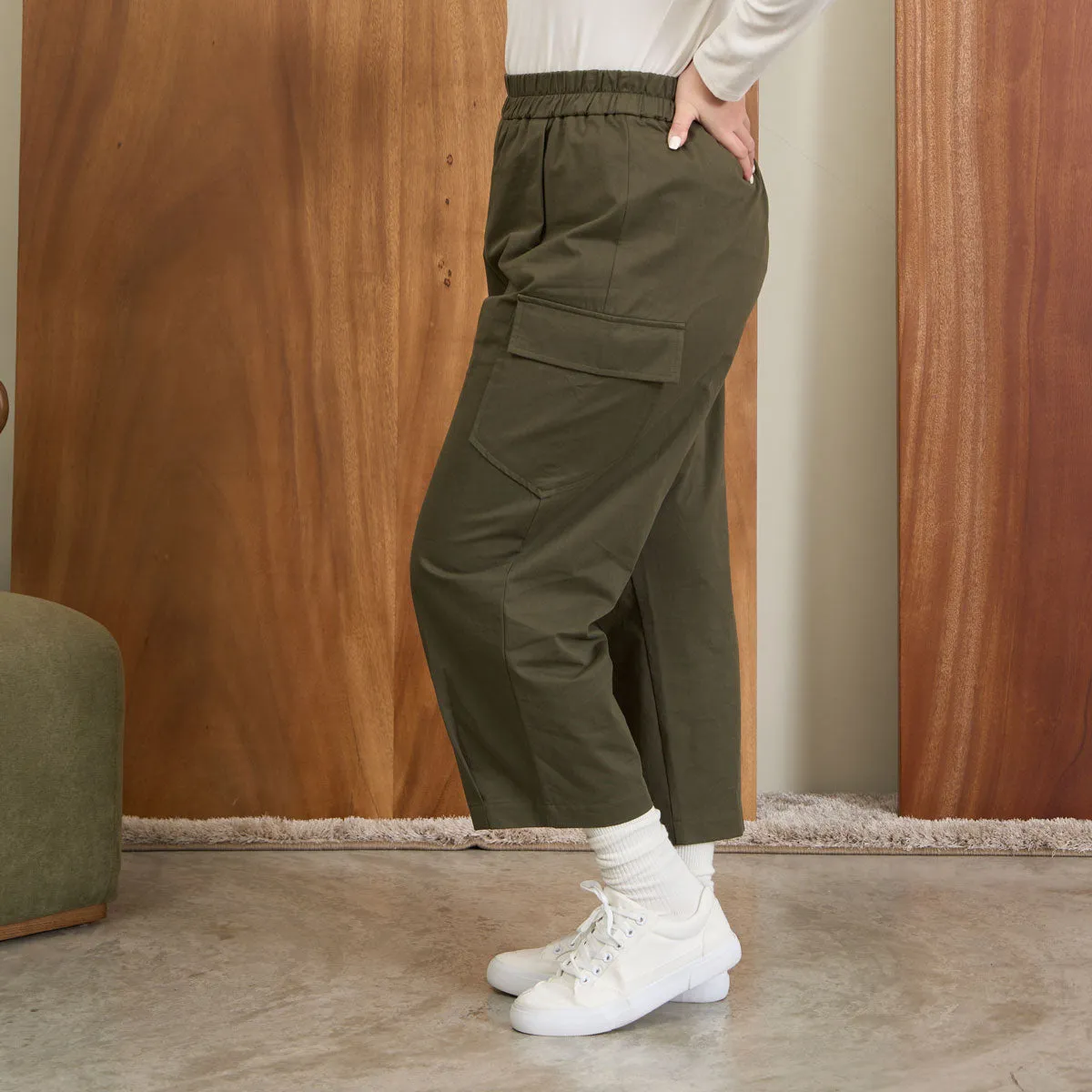 Elasticated Cargo Pants