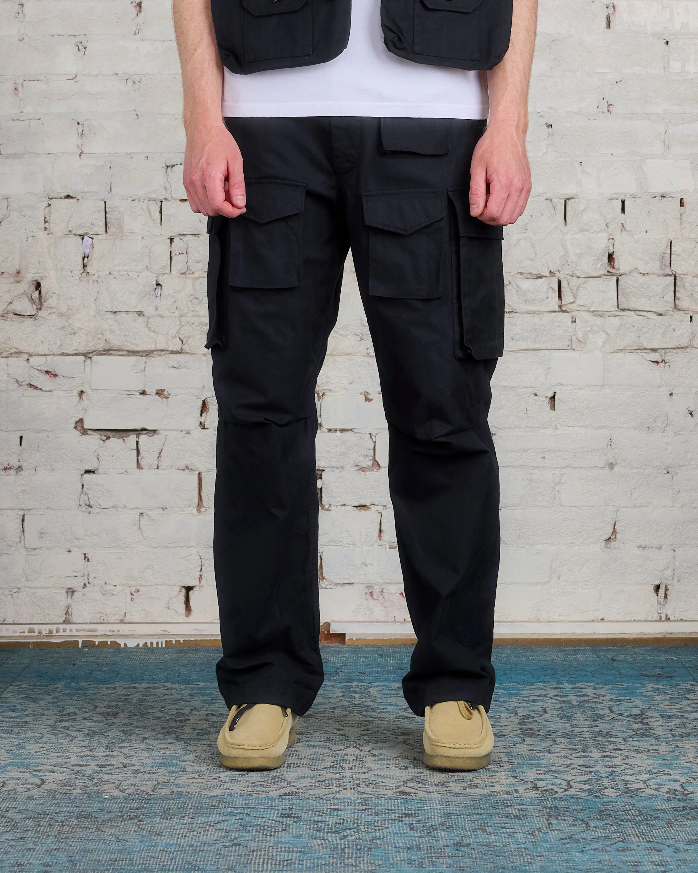 Engineered Garments FA Pant Cotton Brush HB Black