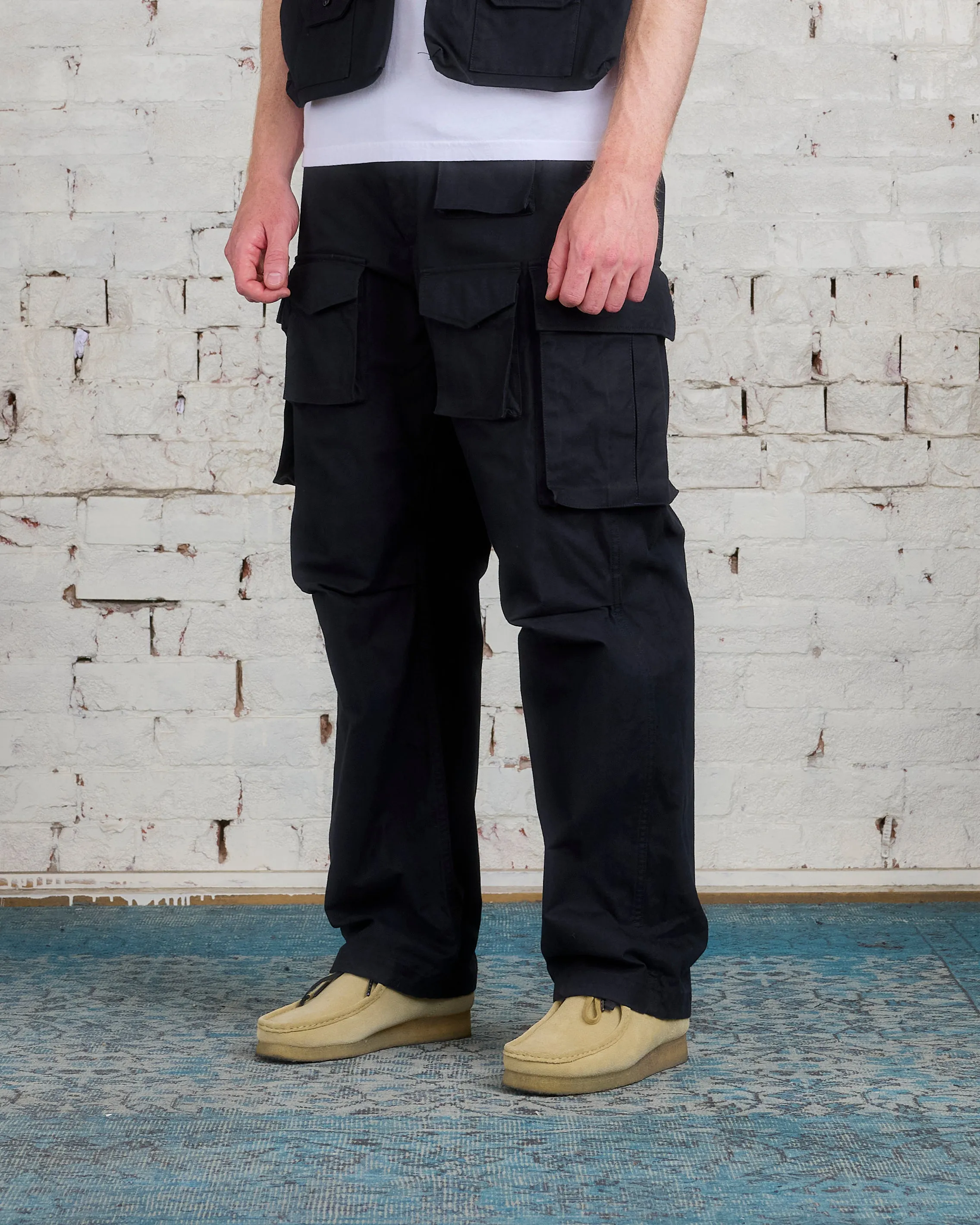 Engineered Garments FA Pant Cotton Brush HB Black