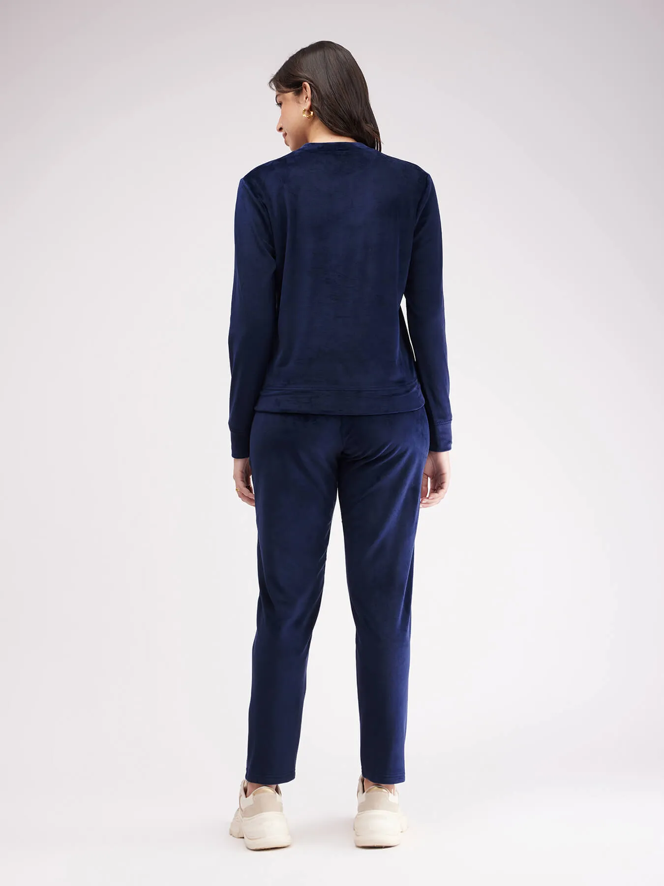 Fleece Tracksuit - Navy Blue