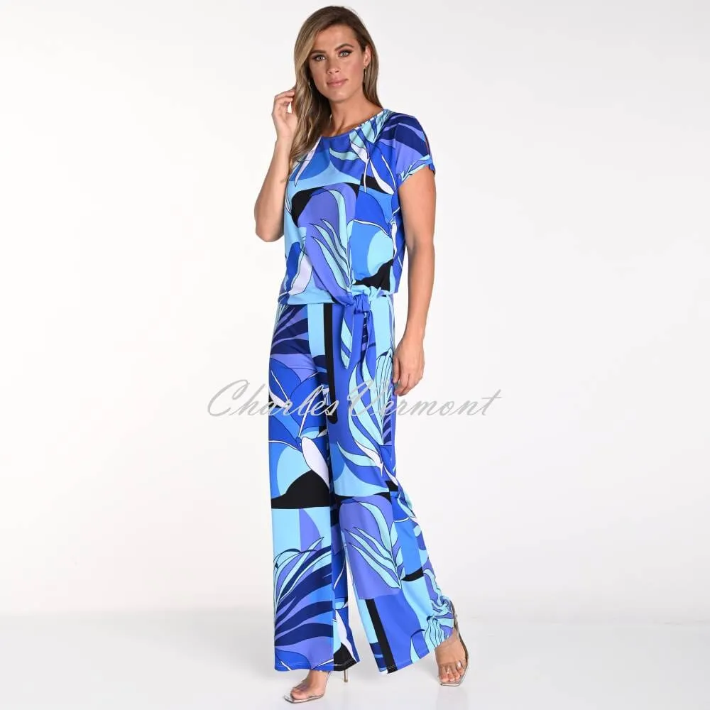 Frank Lyman Printed Wide Leg Trouser - Style 241217