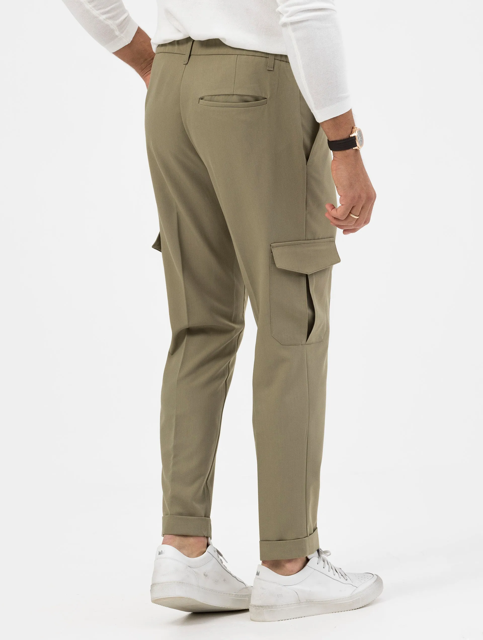 GARY CARGO PANTS IN GREEN