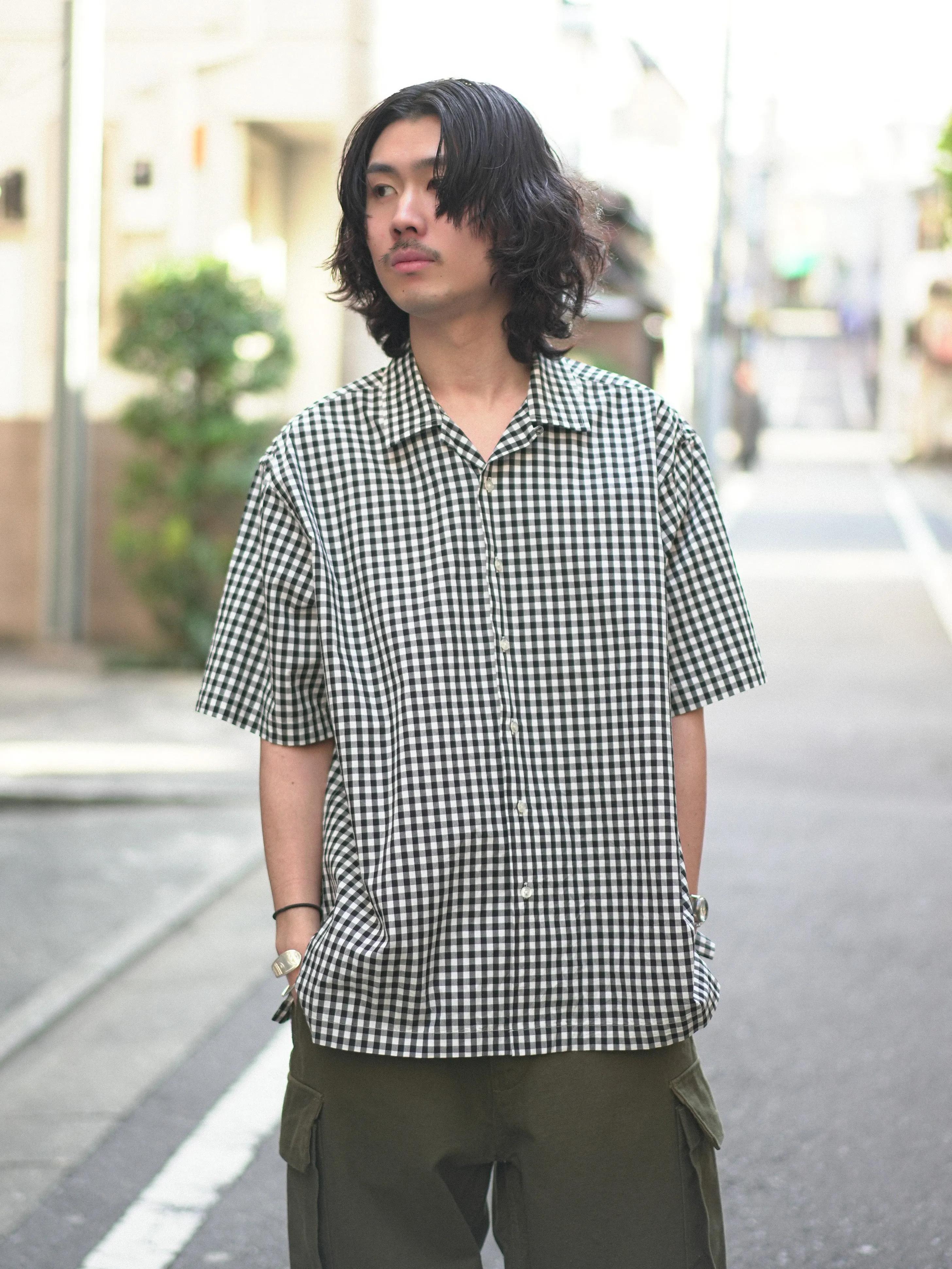 Gingham Check S/S Shirt