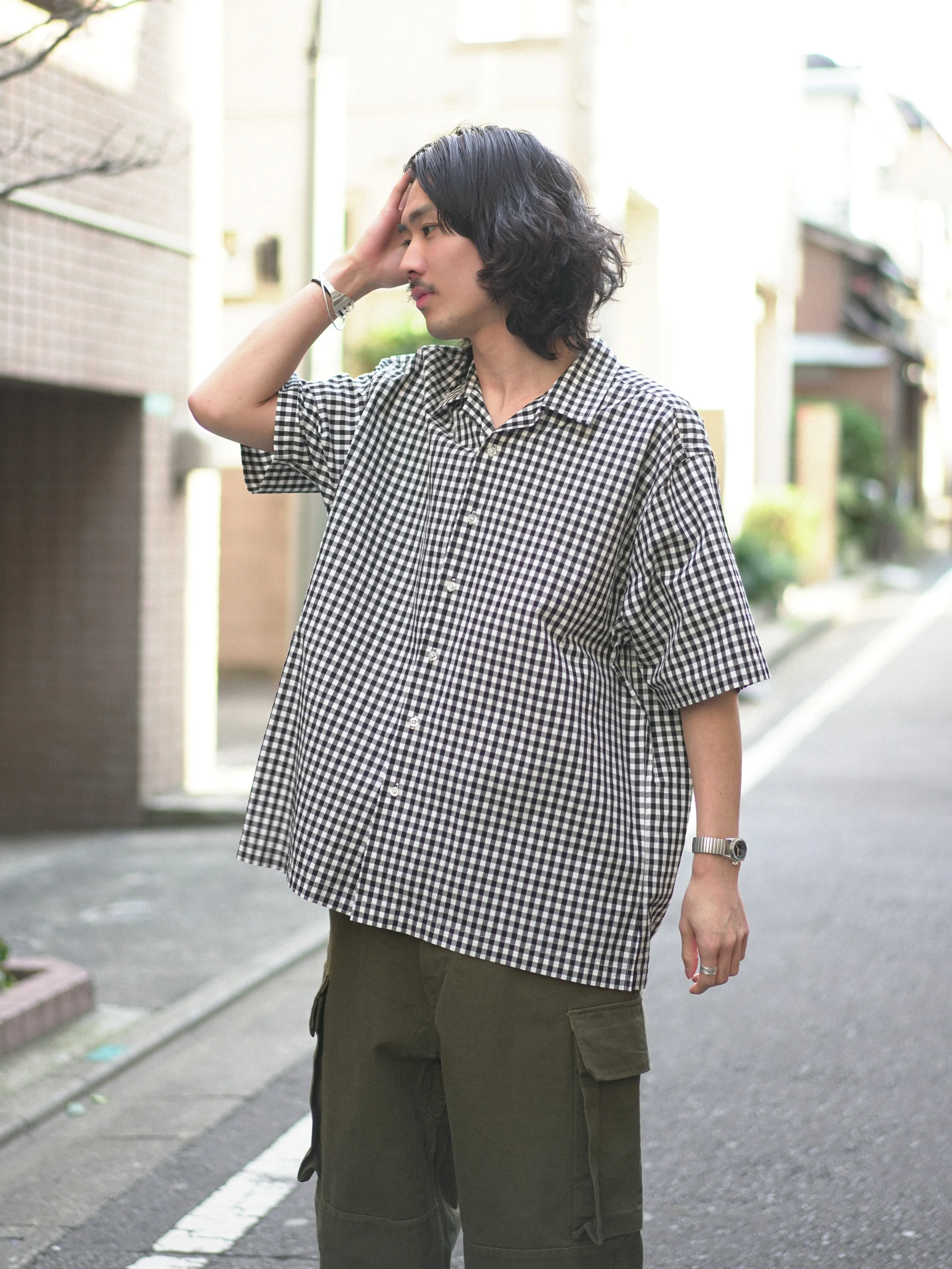 Gingham Check S/S Shirt