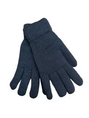 gloves double layer - navy