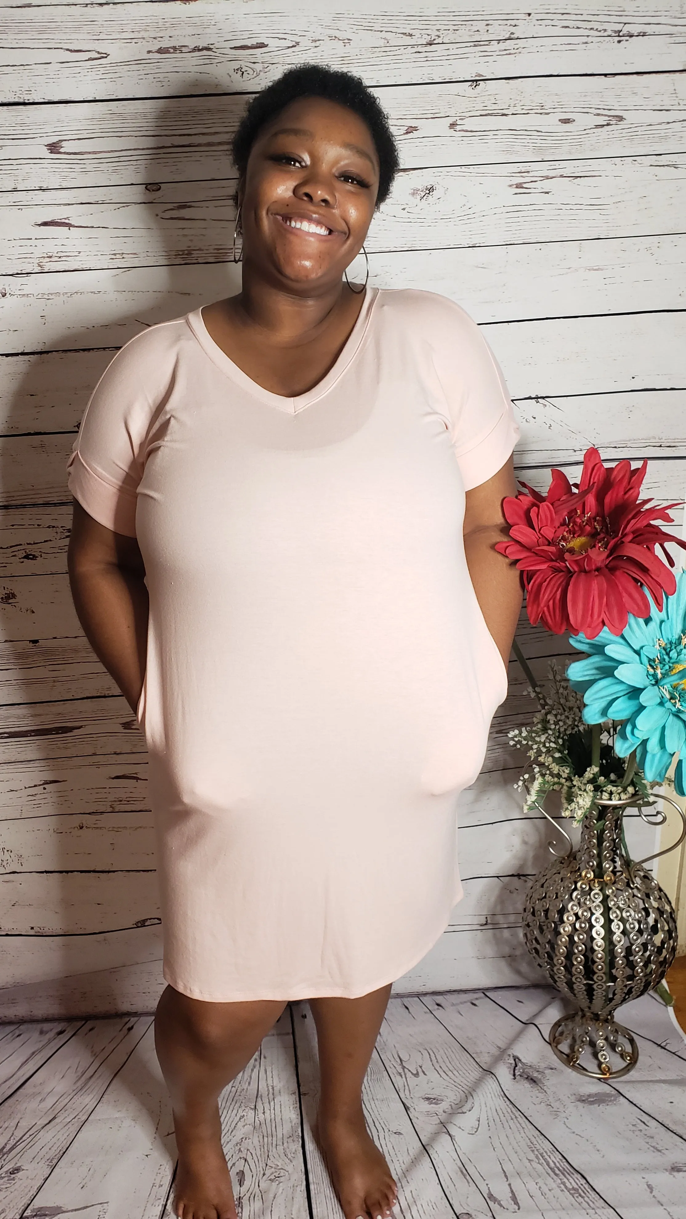 His Grace Is Sufficient Dress (Plus Size)