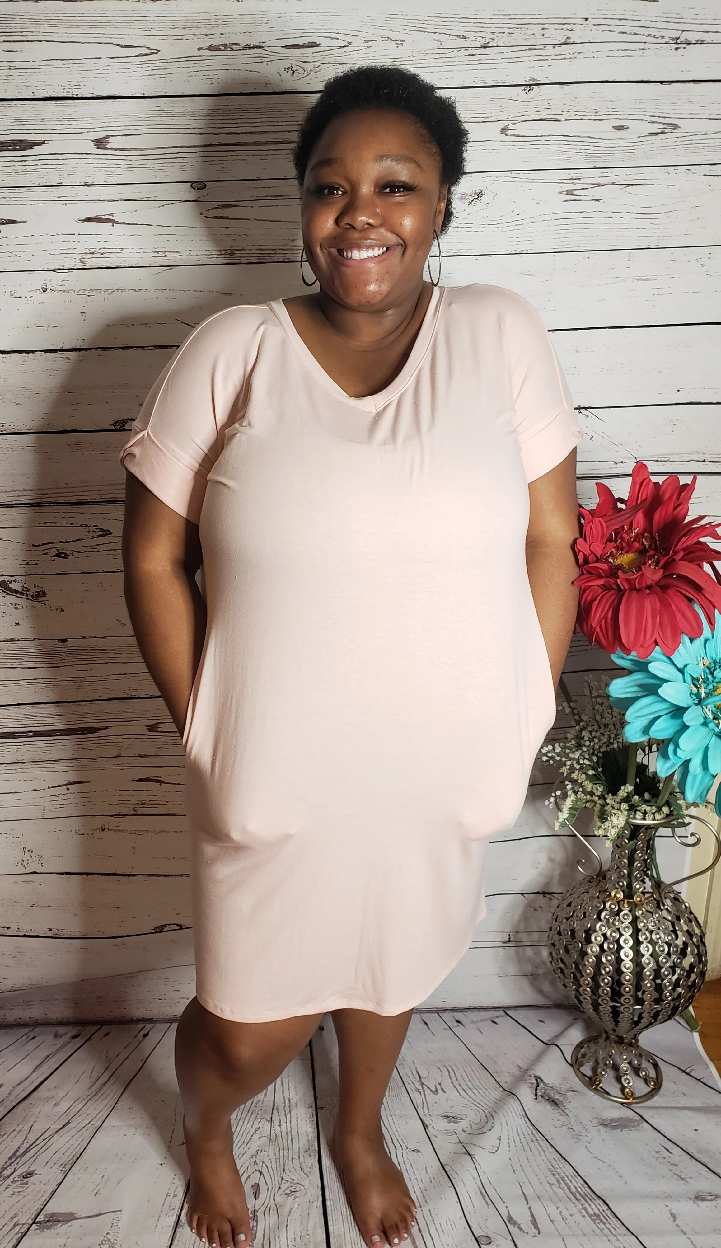 His Grace Is Sufficient Dress (Plus Size)