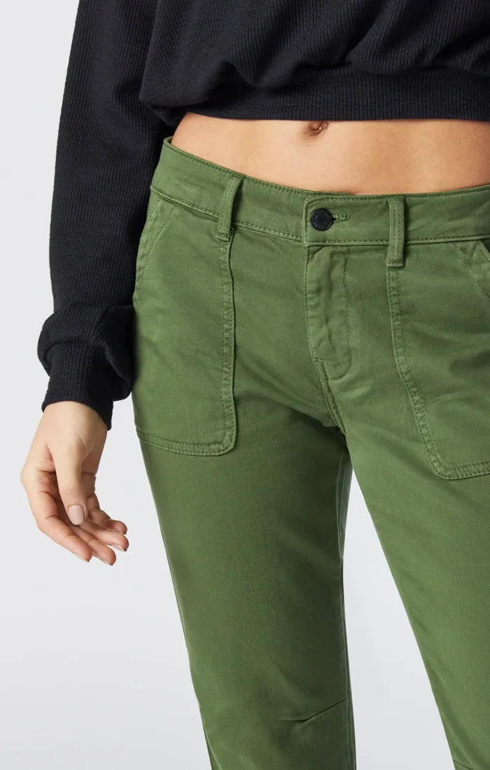 Ivy Slim Cargo Pants | Chive